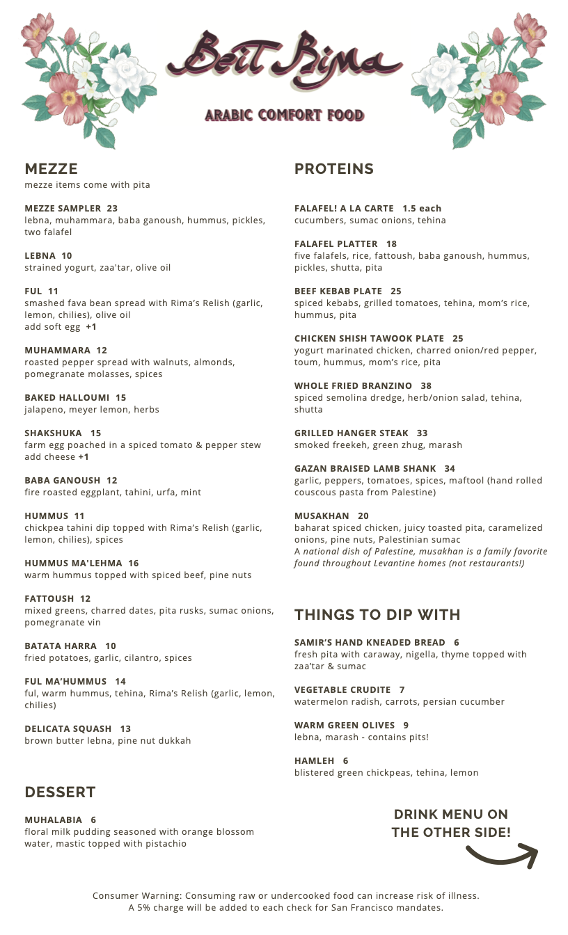 Food Menu